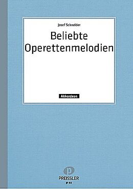  Notenblätter Beliebte Operetten-Melodien