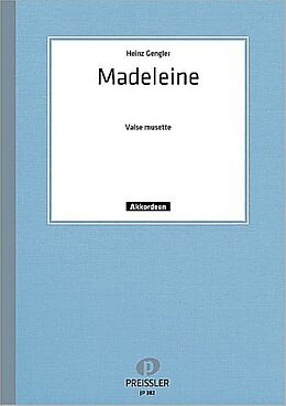 Heinz Gengler Notenblätter Medeleine Valse musette für