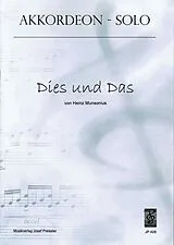 Heinz Munsonius Notenblätter Dies und Das
