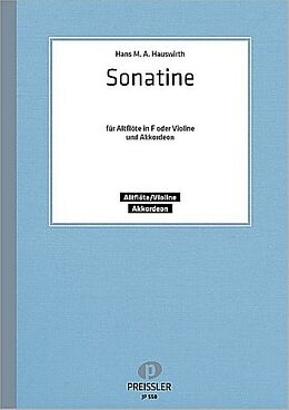 Hans M. A. Hauswirth Notenblätter Sonatine für Akkordeon und