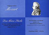 Wolfgang Amadeus Mozart Notenblätter 3 kleine Stücke für