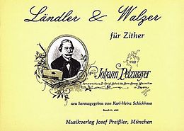 Johann Petzmayer Notenblätter Ländler und Walzer für Konzertzither