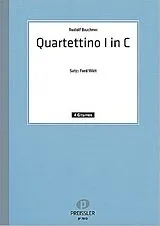 Rudolf Bruchner Notenblätter Quartettino 1 in C für 4 Gitarren