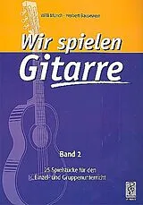 Willi Münch Notenblätter Wir spielen Gitarre Band 2