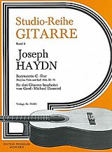 Franz Joseph Haydn Notenblätter Barytontrio C-Dur Hob.XI-76