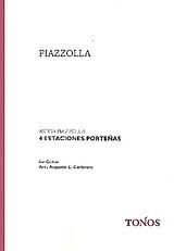 Astor Piazzolla Notenblätter 4 estaciones portenas guitarra