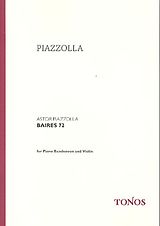 Astor Piazzolla Notenblätter Baires 72 für Bandoneon und