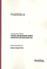 Astor Piazzolla Notenblätter Maria de Buenos Aires