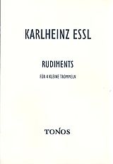 Karlheinz Essl Notenblätter Rudiments für 4 kleine Trommeln