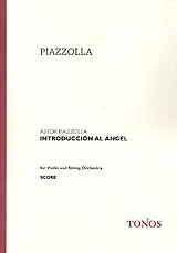 Astor Piazzolla Notenblätter Introduccion al angel für