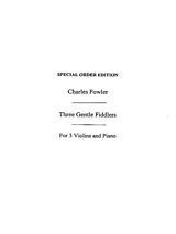  Notenblätter Three gentle Fiddlers