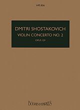 Dimitri Schostakowitsch Notenblätter Violin Concerto No. 2 op.129