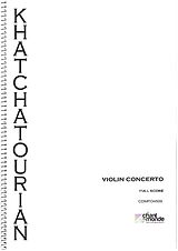 Aram Khachaturian Notenblätter Concerto