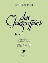 Josef Schloder Notenblätter Das Geigenspiel Band 2 Teil 3