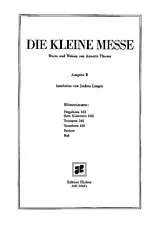 Annette Thoma Notenblätter Die kleine Messe Ausgabe B