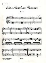 Hans Frank Notenblätter Ein Abend am Traunsee