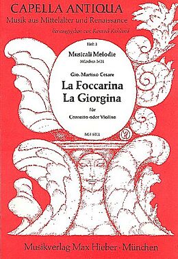 Giovanni Martino Cesare Notenblätter La foccarina/La giorgina
