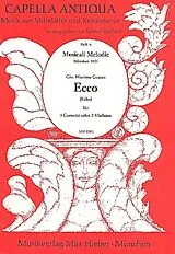 Giovanni Martino Cesare Notenblätter Ecco (Echo)