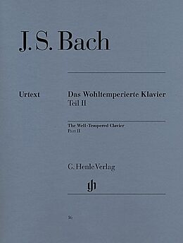 Kartonierter Einband (Kt) Johann Sebastian Bach - Das Wohltemperierte Klavier Teil II BWV 870-893 von Johann Sebastian Bach