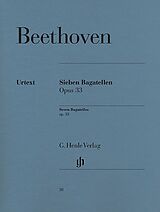 Ludwig van Beethoven Notenblätter 7 Bagatellen op.33