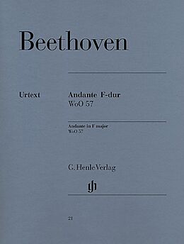 Ludwig van Beethoven Notenblätter Andante F-Dur WoO57