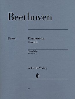 Kartonierter Einband Ludwig van Beethoven - Klaviertrios, Band II von Ludwig van Beethoven