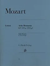 Wolfgang Amadeus Mozart Notenblätter 8 Menuette mit Trios KV315a