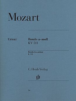 Wolfgang Amadeus Mozart Notenblätter Rondo a-Moll KV511