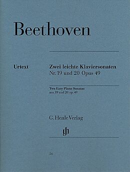 Ludwig van Beethoven Notenblätter 2 leichte Sonaten op.49