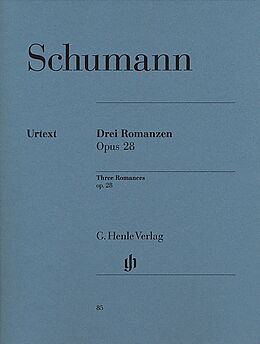 Robert Schumann Notenblätter 3 Romanzen op.28