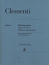 Muzio Clementi Notenblätter Sonate g-Moll op.50,3