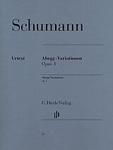 Robert Schumann Notenblätter Abegg-Variationen op.1