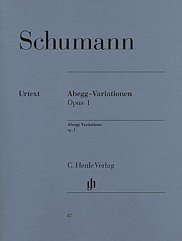Robert Schumann Notenblätter Abegg-Variationen op.1