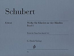 Franz Schubert Notenblätter Werke für Klavier zu 4 Händen Band 1