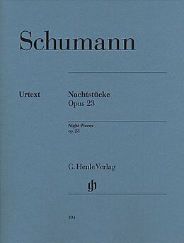 Robert Schumann Notenblätter Nachtstücke op.23