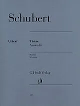 Franz Schubert Notenblätter Tänze (Auswahl)