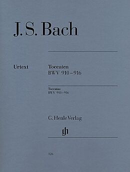 Johann Sebastian Bach Notenblätter Toccaten BWV910-916