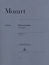 Wolfgang Amadeus Mozart Notenblätter Klavierstücke (Auswahl)