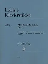 Wolfgang Amadeus Mozart, Muzio Clementi, Ludwig van Beethoven Notenblätter Leichte Klavierstücke des klassischen und romantischen Zeitalters Band