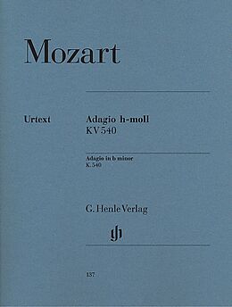 Wolfgang Amadeus Mozart Notenblätter Adagio h-Moll KV540