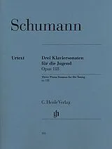 Robert Schumann Notenblätter 3 Klaviersonaten für die Jugend op.118
