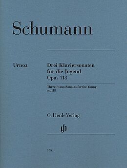 Robert Schumann Notenblätter 3 Klaviersonaten für die Jugend op.118