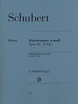 Franz Schubert Notenblätter Sonate a-Moll op.42 D845