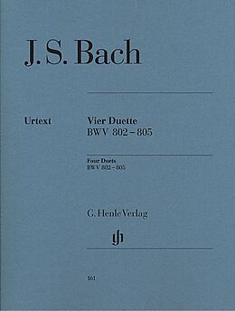 Johann Sebastian Bach Notenblätter 4 Duette BWV802-805
