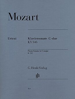 Wolfgang Amadeus Mozart Notenblätter Sonate C-Dur KV545