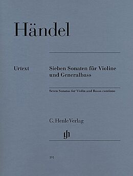 Georg Friedrich Händel Notenblätter 7 Sonaten für Violine und Bc