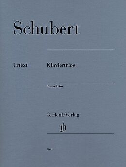 Franz Schubert Notenblätter Klaviertrios