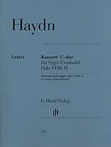 Franz Joseph Haydn Notenblätter Konzert C-Dur Hob.XVIII-10