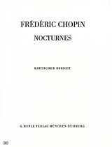 Frédéric Chopin Notenblätter Nocturnes