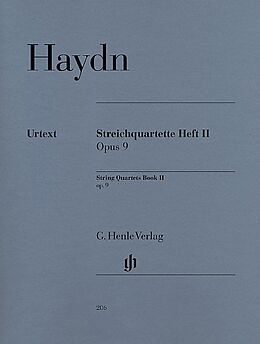 Franz Joseph Haydn Notenblätter Streichquartette Band 2 op.9